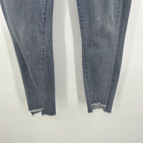 PARKER SMITH Women's Semi Distressed Skinny Jeans Raw Step Hem Size 4 / 27 - Picture 4 of 10